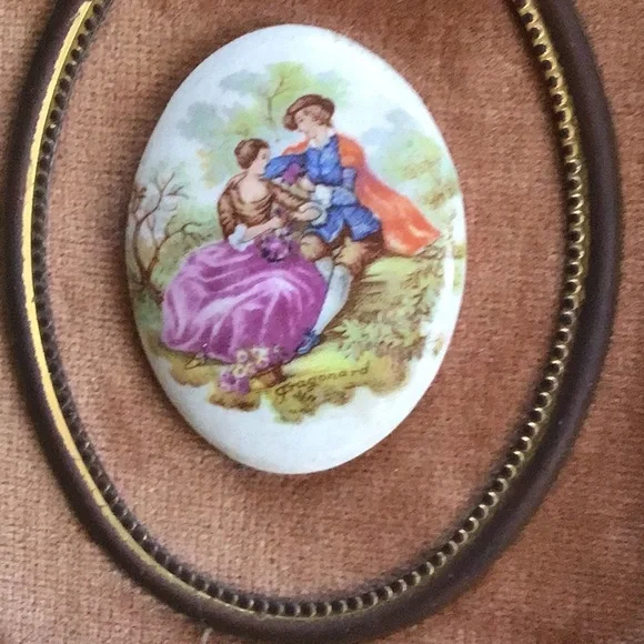 Set of 3 wall decor vintage Limoges - Picture 7 of 7